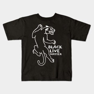 The Black Panther Wildlife Natural Kids T-Shirt